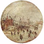 AVERCAMP, Hendrick Winter Landscape with Skaters  fff Germany oil painting reproduction